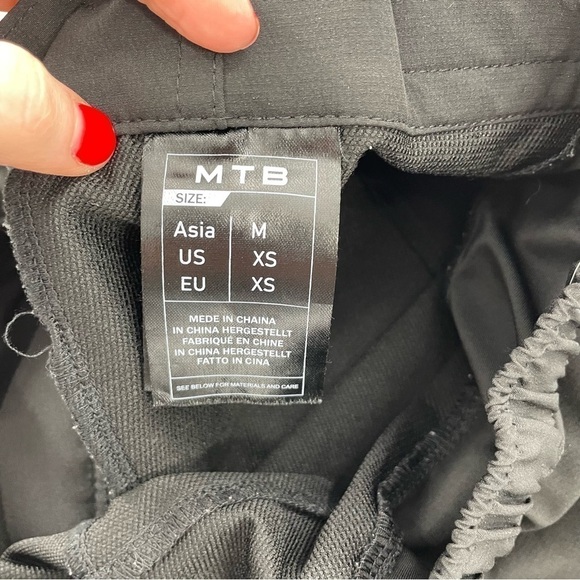 Men's Mountain Bike Shorts Bicycle MTB‎ Shorts Loose-fit Lightweight Black - Picture 3 of 11